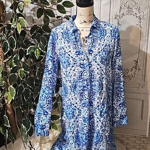Lilly Pulitzer Call My Shell Phone Lillith Tunic Dress XS